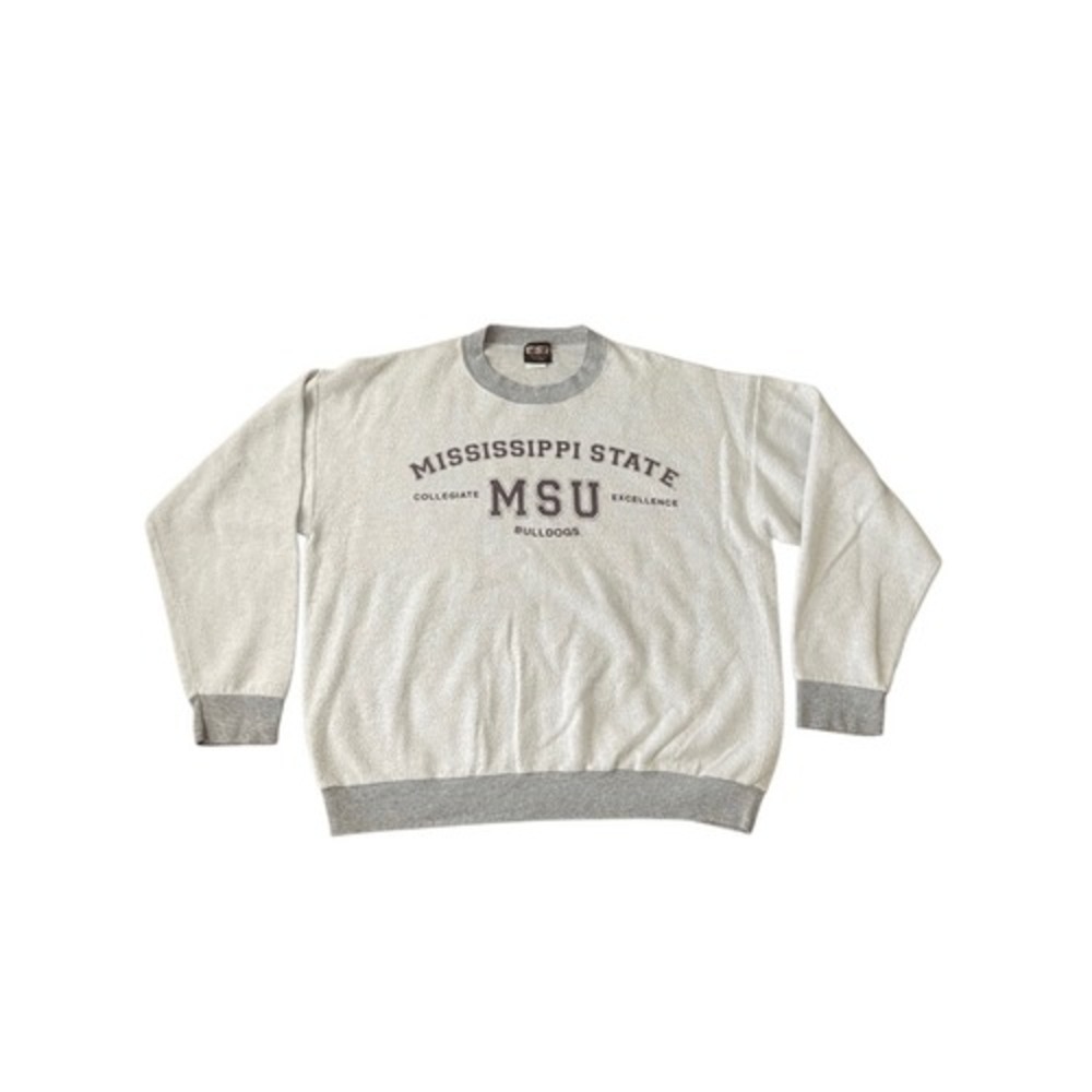 Vintage 90s Mississippi State University Reverse Weave Sweatshirt  XL